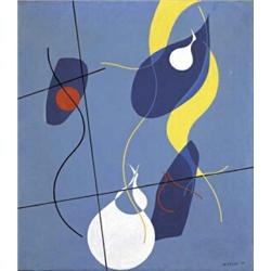 LEO LEUPPI (1893-1972) M OHNE TITEL Öl auf Leinwand Unten rechts signiert und datiert '47; rückse...