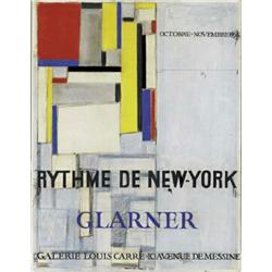 FRITZ GLARNER (1899-1972) M RYTHME DE NEW-YORK Bleistift, Kreide und Aquarell auf Papier 64,5 x 4...