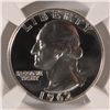 Image 2 : 1962 WASHINGTON QUARTER, NGC PROOF-67  SUPER!
