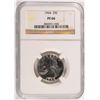Image 1 : 1964 WASHINGTON QUARTER, NGC PROOF-66!