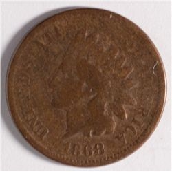 1868 INDIAN HEAD CENT, GOOD