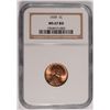 Image 1 : 1939 LINCOLN CENT, NGC MS-67 RED  RARE!!