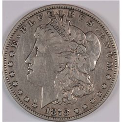 1878 7TF MORGAN DOLLAR VF+