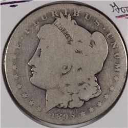 1895-S MORGAN DOLLAR AG