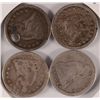 Image 1 : (4) SEATED HALF DIMES