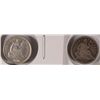 Image 1 : 1839-O & 1872-S SEATED HALF DIMES