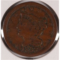 1853 HALF CENT F/VF (C-1, R-1)