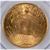 Image 3 : 1911$20 GOLD ST. GAUDENS PCGS MS-62