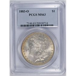 1883-O Morgan Dollar PCGS MS-63