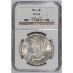 1896 Morgan Dollar NGC MS-63