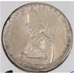 1920 PILGRIM COMMEN HALF DOLLAR (DAMAGED)