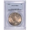 Image 1 : 1923 PEACE DOLLAR PCGS MS-63