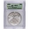 Image 1 : 2003 SILVER AMERICAN EAGLE ICG MS-70