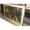 Image 1 : LARGE FRAMED COWBOY PRINT