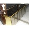 Image 1 : MIRRORED AND BRASS DINING ROOM BUFFET