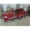 Image 1 : FIRE DEPT ENGINE #9 HOOK AND LADDER METAL CHILDS PEDAL CAR
