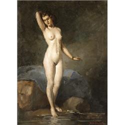 Mihalovits Miklós (Budapest, 1888 - Budapest, 1960) Fürdozo no
