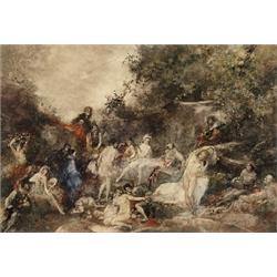 Larsen, Oskar (Wien, 1882 - 1972) A szerelem kertje, 1930