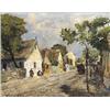 Image 1 : Turmayer Sándor (Orosháza, 1879 - Albenga, 1953) Falusi utca