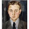 Image 1 : Mattioni Eszter, Hollósné (Szekszárd, 1902 - Budapest, 1993) Férfi portré