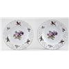 Image 1 : Tányér, 2 db Herend, 19. sz. vége, festett, aranyozott porcelán