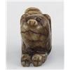 Image 1 : Amulett Kína, 19. sz. vége, Fo-kutya, faragott jade ko