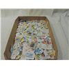 Image 1 : BOX LOT FOREIGN STAMPS ON PAPER HUNDREDS
