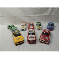 LOT 8 COMPLETED MODEL CAR KITS NASCAR