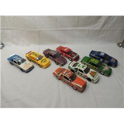 LOT 8 COMPLETED MODEL CAR KITS NASCAR
