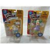 Image 1 : LOT 2 SIMPSONS CLIP ON FIGURE HOMER KRUSTY