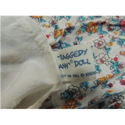 KNICKERBOCKER TOYS RAGGEDY ANN DOLL32"