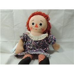 18" VINTAGE RAGGEDY ANN DOLL