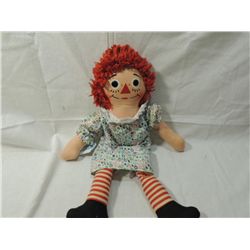 20" VINTAGE RAGGEDY ANN DOLL KNICKERBOCKER TOYS`