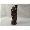 Image 3 : HAND CARVED WOOD ORIENTAL FIGURE