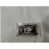 Image 1 : GERMAN SILVER 1 OUNCE BISON BAR