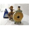 Image 1 : LOT 3 VINTAGE JIM BEAM WHISKEY CERAMIC DECANTER: