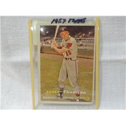 1957 TOPPS #262 BOBBY THOMSON BASEBALL CARD