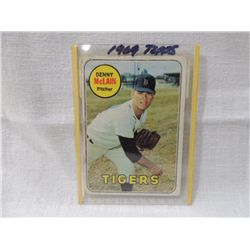 1969 TOPPS #150 DENNY MCLAIN BASEBALL CARD