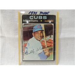1971 TOPPS #350 BILLY WILLIAMS BASEBALL CARD
