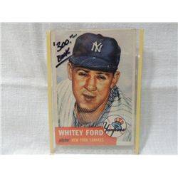 1953 TOPPS #207 BASEBALL CARD WHITEY FORD