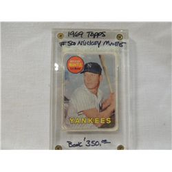 1969 TOPPS #500 MICKEY MANTLE BASEBALL CARD