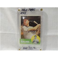 1963 TOPPS #25 AL KALINE BASEBALL CARD