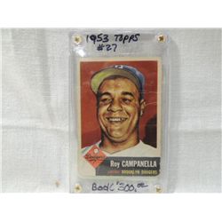 1953 TOPPS #27 ROY CAMPANELLA BASEBALL CARD