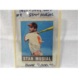 1948-49 LEAF #4 BASEBALL PLAYER CARD STAN MUSIAL
