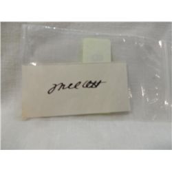 MEL OTT CUT SIGNATURE AUTOGRAPH NO COA