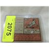 Image 2 : 1962 TOPPS #534 BASEBALL CARD TONY GONZALEZ