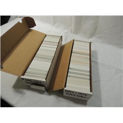 LOT 2 BOXES 1991-93  BASEBALL CARDS