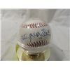 Image 1 : BILL MCMILLAN SIGNED BASEBALL