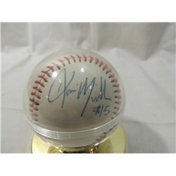 AUTOGRAPHED KEVIN MILLER BASEBALL