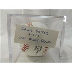 BRUCE SUTTER SIGNED BASEBALL